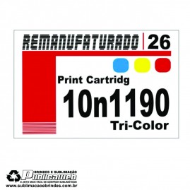 Etiqueta para Cartucho Lexmark 26 10N1190