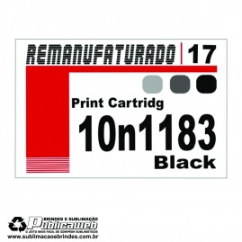 Etiqueta para Cartucho Lexmark 17 10N1183