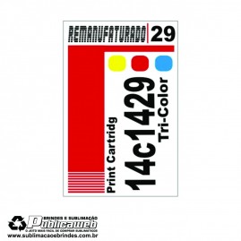 Etiqueta para Cartucho Lexmark 29 18C1429