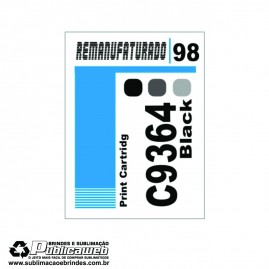 Etiqueta para Cartucho HP 98 C9364