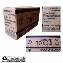 Caixa de Toner Ecolgica sem Ala Pequeno c/25 Unid.