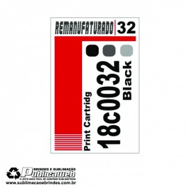 Etiqueta para Cartucho Lexmark 32 18C0032