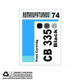 Etiqueta para Cartucho HP 74 CB335